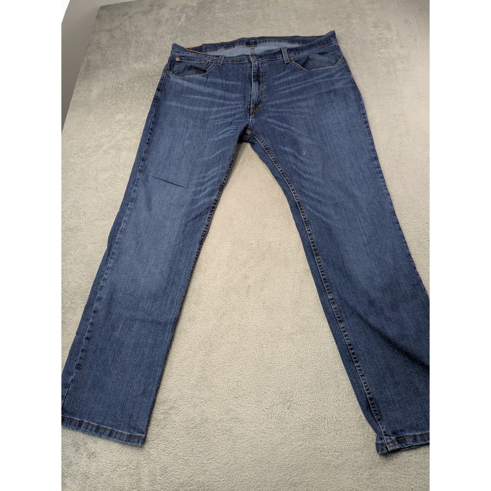 Levi's 559 Relaxed Straight Jeans Mens Size 38x32 Dark Wash Denim Pants‎ - Picture 2 of 14